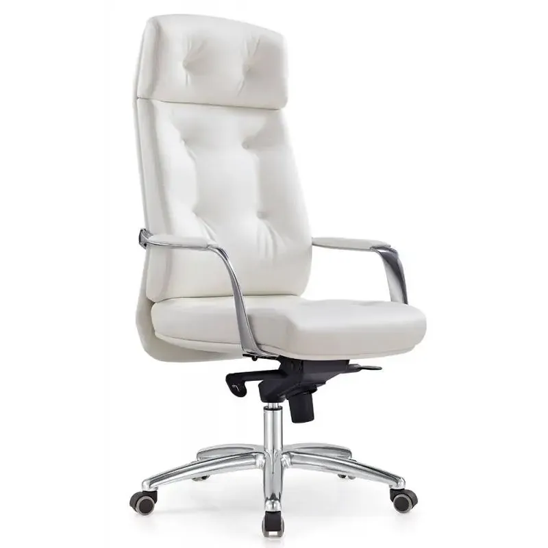 Кресло бюрократ DAO (белая кожа) главное фото