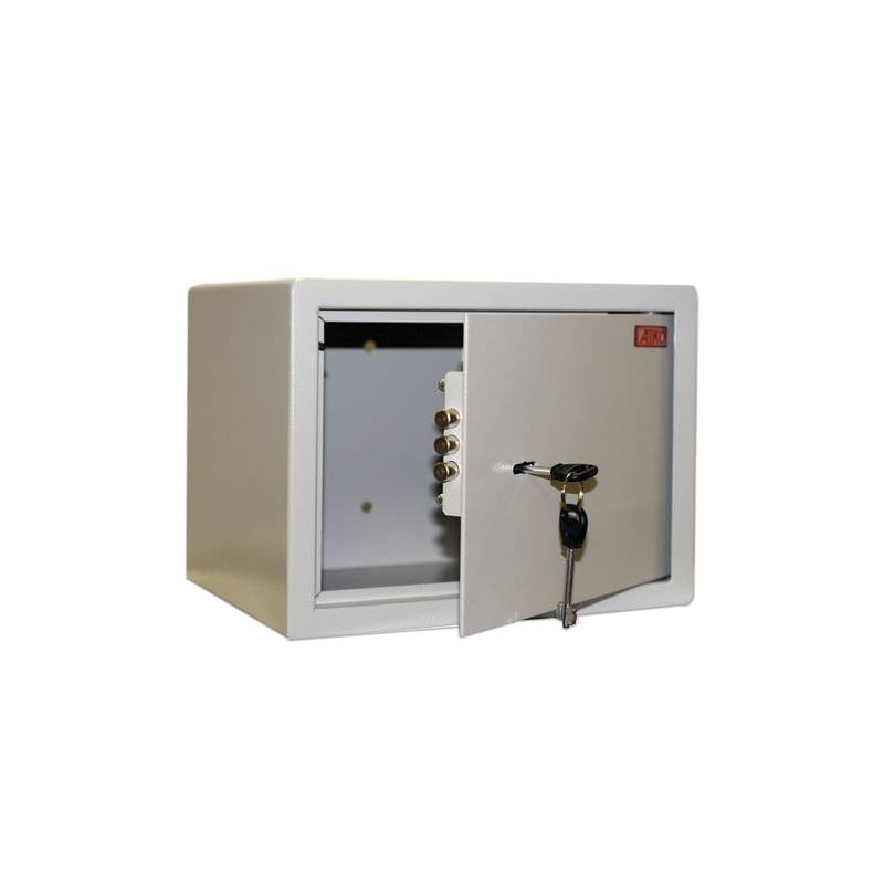 Сейф мебельный AIKO "Т23", 230х310х250 мм, 5,5 кг, ключевой замок, крепление к стене главное фото