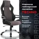 Игровое кресло  "Techno GM-002", ткань, черное/серое, вставки белые, 531815. Фото товара с разных ракурсов.