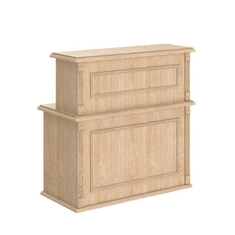 Стойка рецепция RMS 120 Дуб Девон 1200х600х1200 главное фото