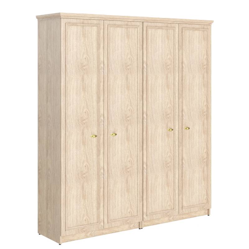 Шкаф высокий 2-х секционный с глухими дверьми RHC 180.1 Дуб Девон 1808х466х2023 главное фото